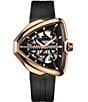 Color:Black - Image 1 - Men's Ventura Elvis80 Skeleton Automatic Bracelet Watch