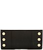 Hammitt 110 North Pebble Leather Gold Studded Checkbook Wallet, Color:Black/Brushed Gold/Red Zip - Image 2