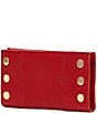Hammitt 110 North Pebble Leather Gold Studded Checkbook Wallet, Color:Chili Red - Image 2