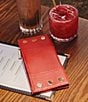 Hammitt 110 North Pebble Leather Gold Studded Checkbook Wallet, Color:Chili Red - Image 4