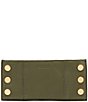 Hammitt 110 North Gold Studded Checkbook Wallet, Color:Olive/Brushed Gold - Image 1