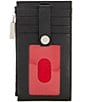 Color:Black/Gunmetal - Image 2 - 210 West Leather Card Holder