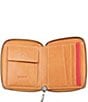 Color:Hermosa Saddle/Gunmetal - Image 3 - 5 North Gunmetal Leather Compact Wallet