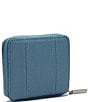 Hammitt 5 North Gunmetal Leather Compact Wallet, Color:Curated Blue/Gunmetal - Image 2