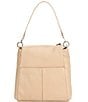 Hammitt Bryant Limestone/Silver Large Shoulder Bag, Color:Limestone/Gold - Image 2