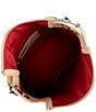 Hammitt Bryant Limestone/Silver Large Shoulder Bag, Color:Limestone/Gold - Image 3