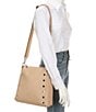 Hammitt Bryant Limestone/Silver Large Shoulder Bag, Color:Limestone/Gold - Image 4
