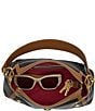 Hammitt Bryant Medium East End Gold Pebbled Piping Studded Shoulder Bag - Image 3