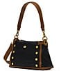 Hammitt Bryant Medium East End Gold Pebbled Piping Studded Shoulder Bag - Image 4