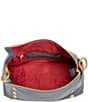 Hammitt Bryant Medium Pebbled Leather Shoulder Crossbody Bag, Color:Sonnet Grey/Brushed Gold - Image 3