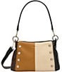 Hammitt Bryant Medium Strata Colorblock Shoulder Bag, Color:Strata/Silver - Image 1