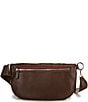 Hammitt Charles Large Brushed Silver Belt Bag, Color:Espresso Pebble/Silver - Image 2