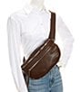 Hammitt Charles Large Brushed Silver Belt Bag, Color:Espresso Pebble/Silver - Image 4