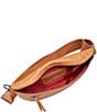 Color:Hermosa Saddle/Gunmetal - Image 3 - Charles Gunmetal Large Belt Bag