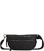 Hammitt Charles Large Gunmetal Belt Bag, Color:Black/Gunmetal - Image 1
