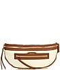 Hammitt Charles Medium Contrast Leather Waist Bag, Color:Courtyard Cream/Brushed Gold - Image 1