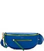 Color:Avenue Blue/Brushed Gold - Image 1 - Classic Charles Belt Bag