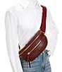 Hammitt Charles Medium Classic Belt Bag, Color:Cherrywood Pebble/Brushed Gold - Image 4