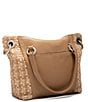 Hammitt Daniel Leather Medium Satchel Crossbody Bag, Color:Carpenters Weave/Brushed Silver - Image 2