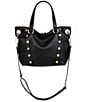 Hammitt Daniel Medium Leather Gold Studded Satchel Bag - Image 6