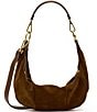 Hammitt Erica Medium Cinnamon Suede Hobo Crossbody Bag - Image 1