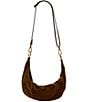Hammitt Erica Medium Cinnamon Suede Hobo Crossbody Bag - Image 4