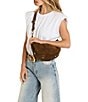 Hammitt Erica Medium Cinnamon Suede Hobo Crossbody Bag - Image 5