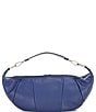 Hammitt Erica Medium Leather Croissant Silver Shoulder Bag - Image 2