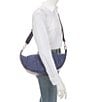Hammitt Erica Medium Leather Croissant Silver Shoulder Bag - Image 4