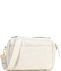 Hammitt Evan Gold Studded Pebbled Leather Crossbody Bag, Color:Calla Lilly White/Brushed Gold - Image 2