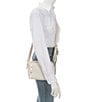 Hammitt Evan Gold Studded Pebbled Leather Crossbody Bag, Color:Calla Lilly White/Brushed Gold - Image 4