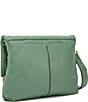 Hammitt Fold-Over VIP Leather Medium Gold Hardware Crossbody Bag, Color:Artichoke - Image 2