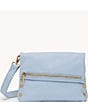 Hammitt Foldover VIP Medium Crossbody Hazy Blue - Image 1