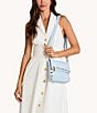 Hammitt Foldover VIP Medium Crossbody Hazy Blue - Image 4