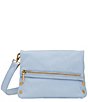 Hammitt Foldover VIP Medium Crossbody Hazy Blue - Image 1