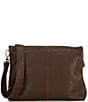 Hammitt VIP Foldover Medium Silver Stud Crossbody Bag, Color:Espresso/Silver - Image 2