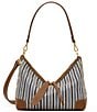 Hammitt Grace Cabana Blue Stripe Shoulder Bag - Image 1