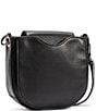 Hammitt Gunmetal Hardware Kayce Medium Pebble Leather Magnetic Saddle Crossbody Bag, Color:Black/Gunmetal - Image 2