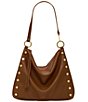 Hammitt Kyle Large Brushed Gold Red Zip Studded Shoulder Bag - Image 1