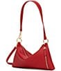 Hammitt Kyle Small Leather Gold Hardware Convertible Wristlet Shoulder Bag, Color:Chili Red/Gold - Image 2