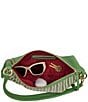 Hammitt Kyle Medium Pickle Stripe Jute Studded Shoulder Bag - Image 3