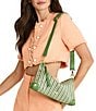 Hammitt Kyle Medium Pickle Stripe Jute Studded Shoulder Bag - Image 4