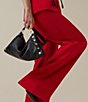 Hammitt HAMMITT Kyle Medium Shoulder Bag, Color:Black/Brushed Gold Red Zip - Image 4