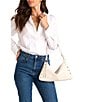 Hammitt Kyle Medium Gold Stud Slouch Shoulder Bag - Image 6