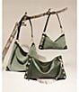 Hammitt Kyle Medium Gold Stud Slouchy Shoulder Bag - Image 6