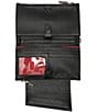 Color:Chaparral Raffia/Gunmetal - Image 3 - Levy Convertible Raffia Wallet Crossbody Bag