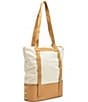 Color:Tan Canvas/Brushed Gold - Image 2 - Manhattan Beach Tote Bag