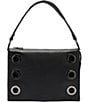 Hammitt Montana Clutch Gunmetal Large Crossbody Bag, Color:Black Lugano/Gunmetal - Image 1