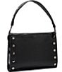 Hammitt Montana Clutch Gunmetal Large Crossbody Bag, Color:Black Lugano/Gunmetal - Image 2