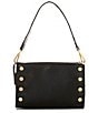Hammitt Montana Small Gold Riveted Convertible Crossbody Bag, Color:Black/Brushed Gold - Image 2